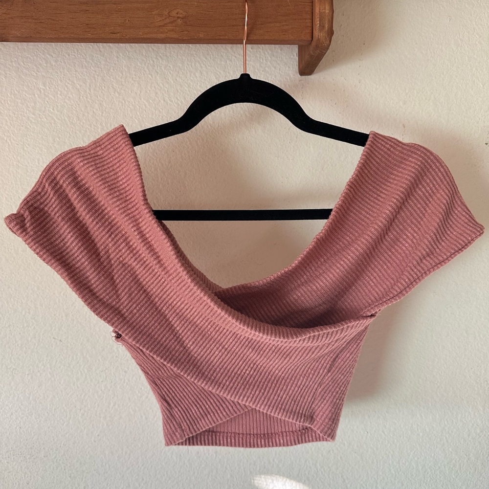 Pink sweater top